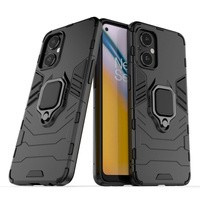 Armor husa mag suport Inel blindat acoperire hibridă blindată + netic OnePlus Nord N20 5G negru