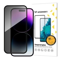 Sticlă de confidențialitate Wozinsky Sticlă securizată de confidențialitate cu filtru anti-spion pentru iPhone 16 Plus