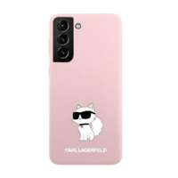 Husa Husa Karl Lagerfeld Silicone Nft Choupette - Samsung Galaxy S23 Plus (roz) Case