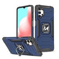 Inel Wozinsky Armor blindat hibrid husa acoperire + magnetic suport Samsung Galaxy A73 albastru