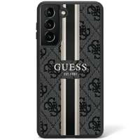 Husacase Guess GUHCS23SP4RPSK S23 S911 negru/negru tare 4G cu dungi imprimate Case