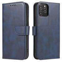 Magnet Case husă elegantă husa husă cu clapetă și funcție stand Samsung Galaxy A03s (166.5) albastru