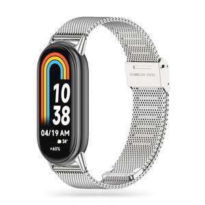 Husa Tech-protejați Milaneseband Xiaomi Smart Band 8 / 8 Nfc Silver Case