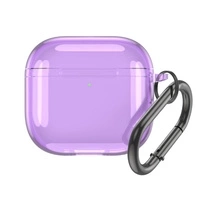 Husa transparenta pentru Airpods 4 - violet