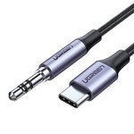 UGREEN mini jack 3,5mm AUX  to USB-C Cable 1 m (deep gray)