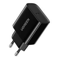 Ugreen USB travel wall charger Type C 20W Power Delivery black (10191)
