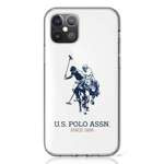 US POLO Case Apple iPhone 12 12 Pro Shiny Big Logo USHCP12MTPUHRWH White Case
