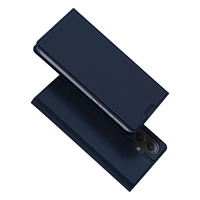 Husă Dux Ducis Skin Pro pentru Samsung Galaxy A55 5G cu clapă și slot pentru card - Albastru