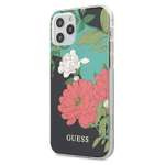 Case GUESS Apple iPhone 12 Pro Max 6,7 N ° 1 Flower Collection GUHCP12LIMLFL01 Black Case