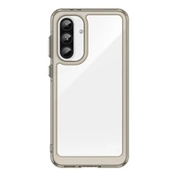 Husă pentru spațiul cosmic pentru husă Samsung Galaxy A36 cu ramă flexibilă - semi-transparentă, neagră
