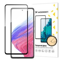 folie sticla ecran Wozinsky Full Glue Sticlă temperată de sticlă Samsung Galaxy A54 A54 5G 9H pentru întregul cu cadru negru