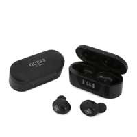 casti Guess Bluetooth GUTWST31EK TWS + docking station negru/negru