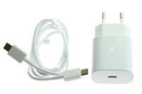 Original SAMSUNG EP-TA800 Super Fast Charging + Cablu USB-C negru