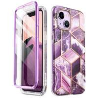 Husa Supcase iPhone Cosmo 14 Plus Marmură violet