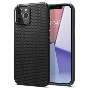 Case Iphone SPIGEN Liquid Air iPhone 12 Pro Max Black Matte Black Case