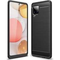Carbon Case flexibil husa capacul Samsung Galaxy A42 5G negru