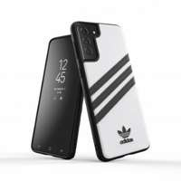 Husa Case Adidas OR Moudled PU SS21 G996 Sam S21+ alb-negru / alb-negru 44762