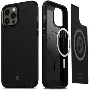 Case Iphone SPIGEN Mage Armor 12 12 Pro Black Matte Black Case