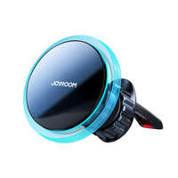 Joyroom pentru mașină suport mag netic wireless inductiv incarcator Qi 15W (compatibil de la MagSafe la iPhone) pentru gurile de aerisire argintiu (JR-ZS291)