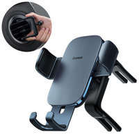 Baseus Metal AgeⅡ suport gravitație pentru guri de aerisire rotunde pentru mașini gri închis (SUJS030013)