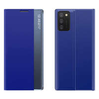 Case husa Noua husă de dormit cu capac cu flip cover cu funcție de stand Samsung Galaxy A03s (166.5) albastru