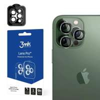 3mk iPhone Protecție pentru obiectiv Pro 13 Pro / 13 Pro Max verde/ verde-alfină Protecție pentru obiectivul camerei foto cu ramă de montare 1 buc.