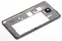 Carcasă carcasă cadru SAMSUNG Galaxy Note 4 N910 gri Grad B