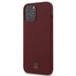 Mercedes MEHCP12LSILRE iPhone 12 Pro Max 6.7" roșu/roșu Hardcase Silicone Line