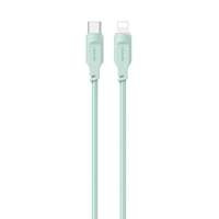 Cablu USAMS USB-C la Lightning PD Fast Charging 1,2 m 20W Lithe Series verde/verde SJ566USB04 (US-SJ566)