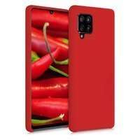 Silicon Case flexibil silikonou husa capacul Samsung Galaxy A42 5G roșu