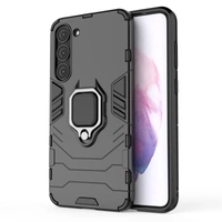 Husa Armor husa suport magInel pentru Samsung Galaxy S23+ carcasă blindată inel netic negru Case