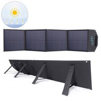 incarcator Choetech solar 100W pliabil 2x USB 1x USB C PD QC negru (SC009-V2)