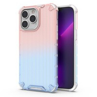 Husa Case husa iPhone Ombre Protect pentru 13 Pro Max capac blindat roz și albastru Case