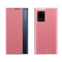 New Sleep Case cover husa cu capac cu flip cover cu funcție de stand Samsung Galaxy A02s EU roz