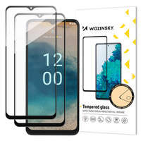 folie sticla ecran Wozinsky Full Glue Sticlă temperată 2x pentru Nokia G22 9H pentru întreg cu ramă neagră