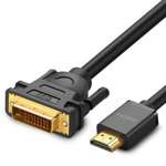 Cablu HDMI - DVI UGREEN 1,5 m negru