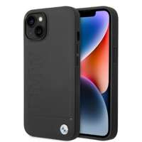 Husa iPhonecase Signature BMW BMHMP14SSLLBK 14 6.1" negru/negru tare Logo imprimat MagSafe