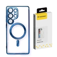 Husă galvanizată Wozinsky cu Magsafe pentru Samsung Galaxy S25 Ultra - Albastru