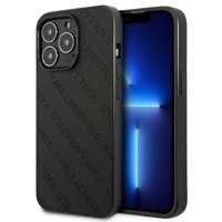 Karl Lagerfeld KLHCP13LPTLK iPhone 13 Pro / 13 6.1" hardcase negru/negru Perforated Allover