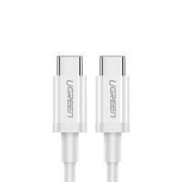 Cablu USB-C la USB-C UGREEN US264, 60W, 2m (alb)