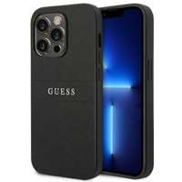 Husa Apple iPhone GUESS 14 Pro Saffiano curea negru Case
