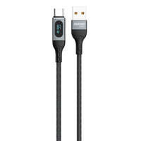 Dudao cablu USB - USB Tip C încărcare rapidă PD 66W negru (L7Max)