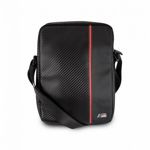BMW Tablet 10 Carbon Red Stripe Bag negru