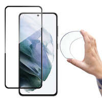Wozinsky Acoperire completă Flexi Nano film de sticlă securizată cu ramă Samsung Galaxy S21+ 5G (S21 Plus 5G) negru