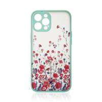 Case husa iPhone Design pentru 12 Pro Max capac floral albastru deschis