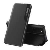 Eco Leather View Case husă elegantă husa cu clapetă și funcție stand Samsung Galaxy A72 4G negru
