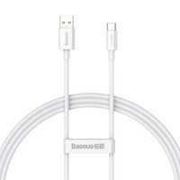 Baseus cablu Superior Series SUPERVOOC USB-A la USB-C 65W 1m alb