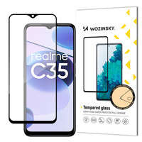 folie sticla ecran Case Wozinsky super-puternic Full Glue pentru toate cu rama Friendly Realme C35 negru