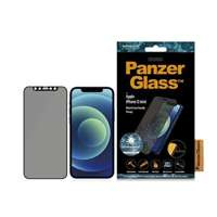 PanzerGlass E2E E2E Super+ iPhone 12 Mini Case prietenos antibacterian Microfracturare intimitate negru/negru