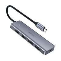 Ugreen USB - 4x USB 3.2 Gen 1 HUB with micro USB power port gray (CM219 70336)